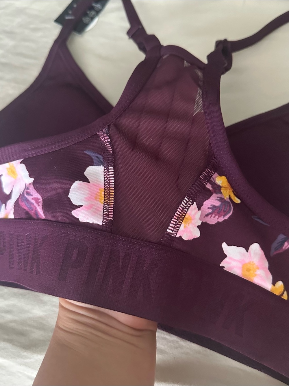 Victoria's Secret PINK ultimate lightly lined Floral sports bra - Picture 4 of 6